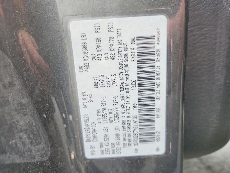 2004 Dodge RAM 2500 ST
