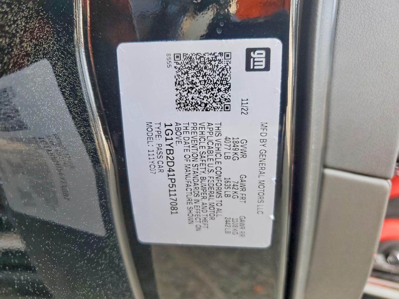 2023 Chevrolet Corvette Stingray 2LT
