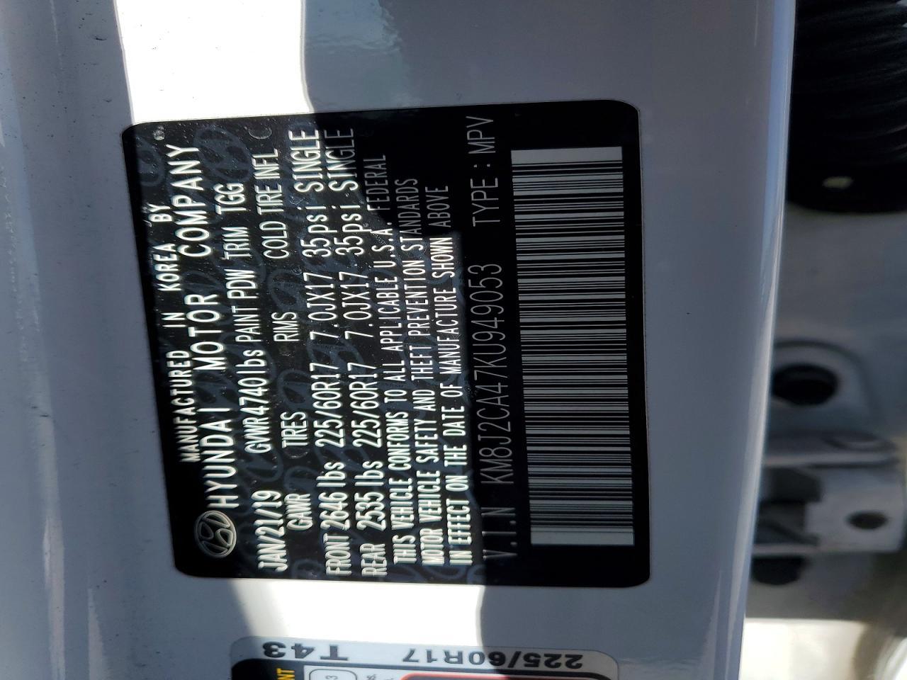 2019 Hyundai Tucson se