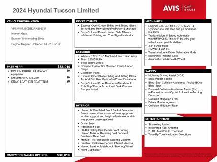 2024 Hyundai Tucson Limited
