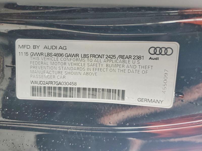 2016 Audi A5 Premium Plus S-line