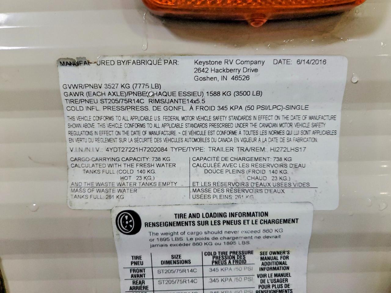 2017 Keystone Hideout Camper