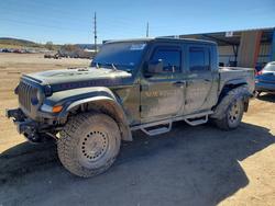 Salvage trucks for sale at Colorado Springs, CO auction: 2021 Jeep Gladiator Rubicon