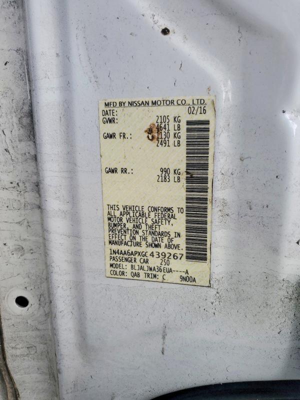 2016 Nissan Maxima 3.5 sv