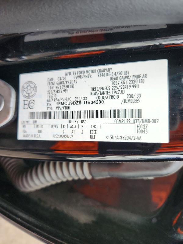 2020 Ford Escape Titanium