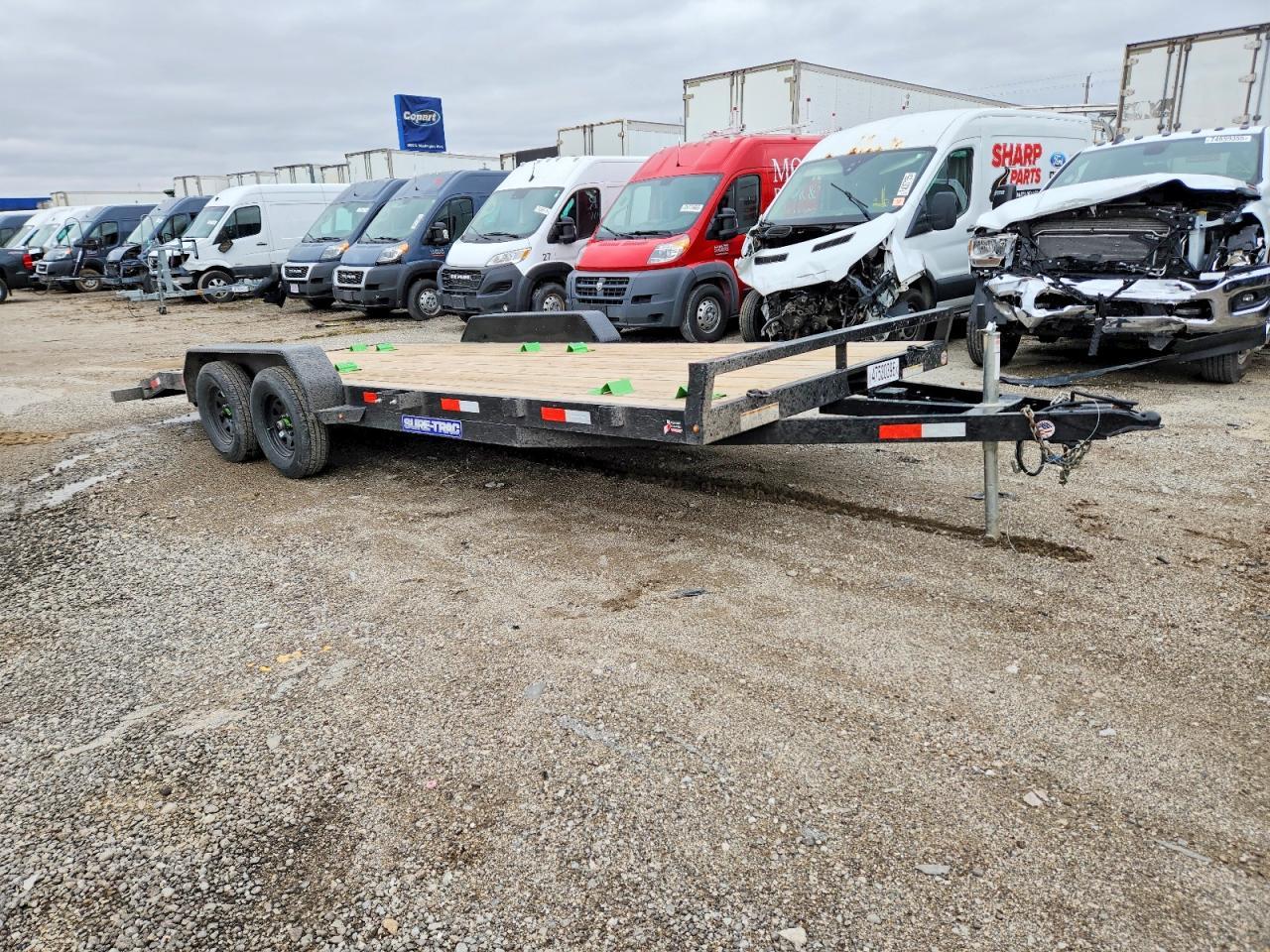 2026 Sure-Trac ST8220CHW-B-070 Equipment Trailer