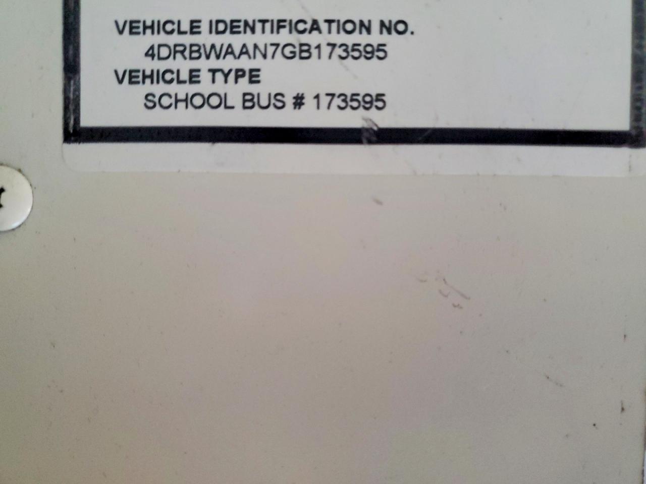 2016 Ic Bus PB305 School Bus