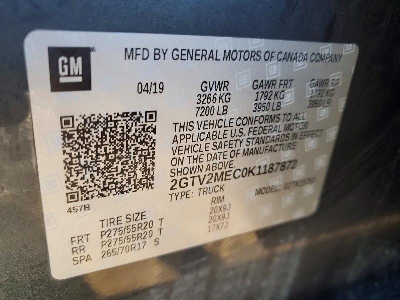 2019 GMC Sierra Limited K1500 sle