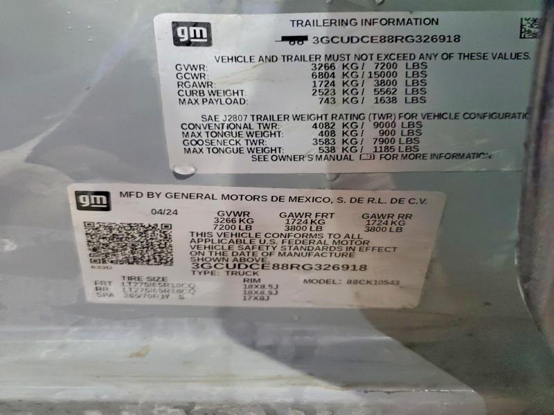 2024 Chevrolet Silverado K1500 Trail Boss Custom