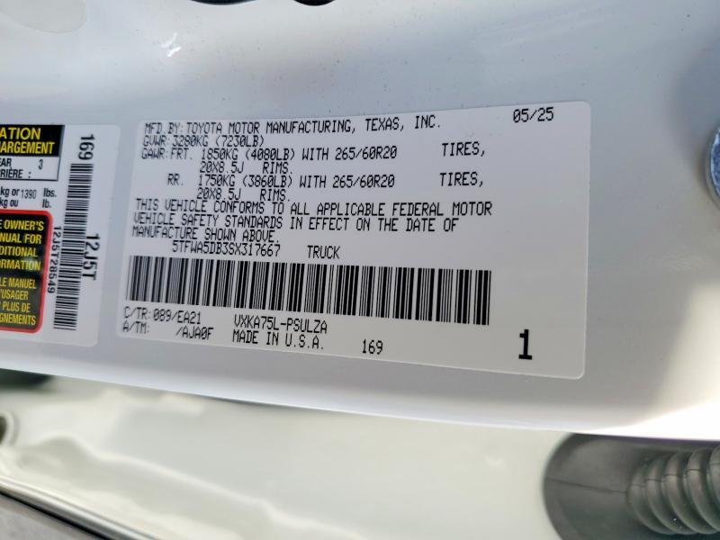 2025 Toyota Tundra Limited
