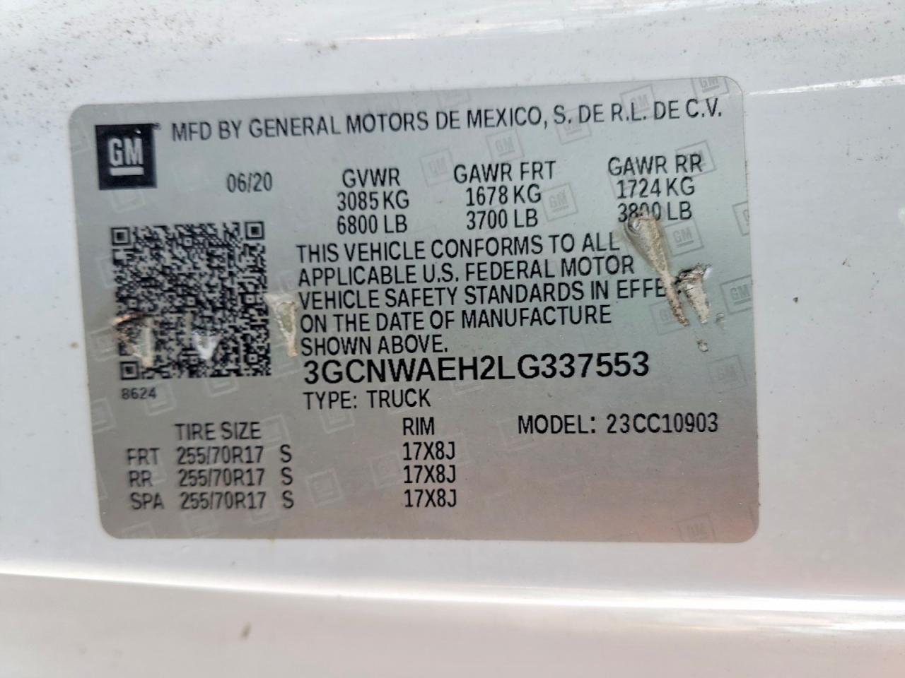 2020 Chevrolet Silverado C1500