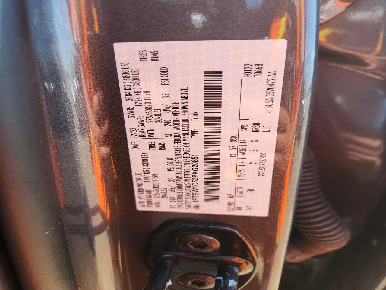 2023 Ford F150 Supercrew