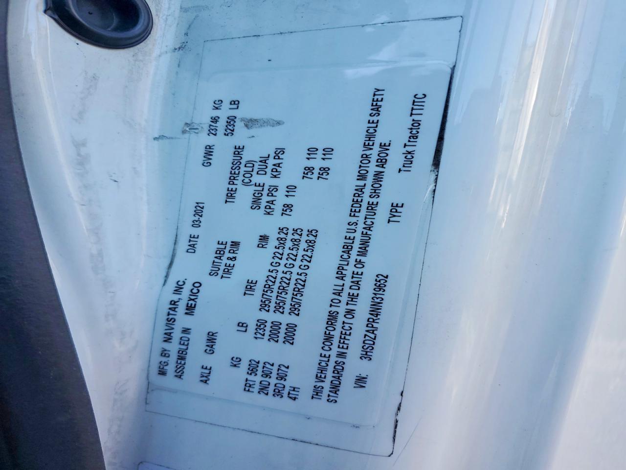 2022 International LT625-Semi Truck