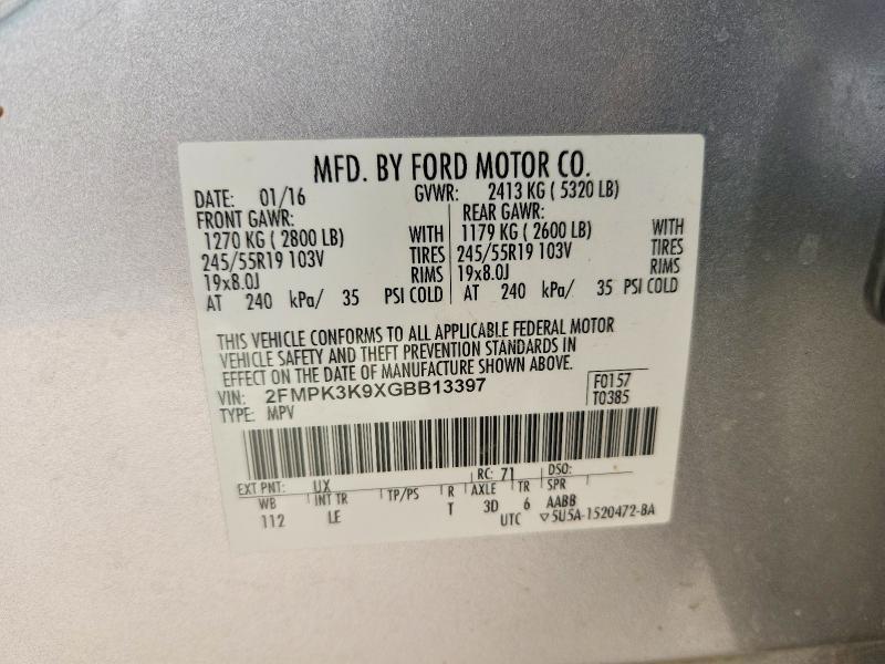 2016 Ford Edge Titanium