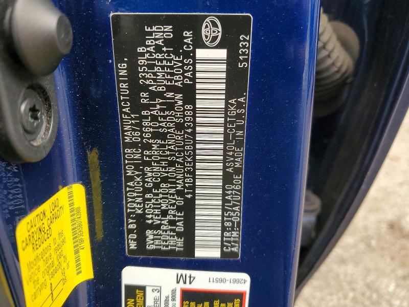 2011 Toyota Camry xle