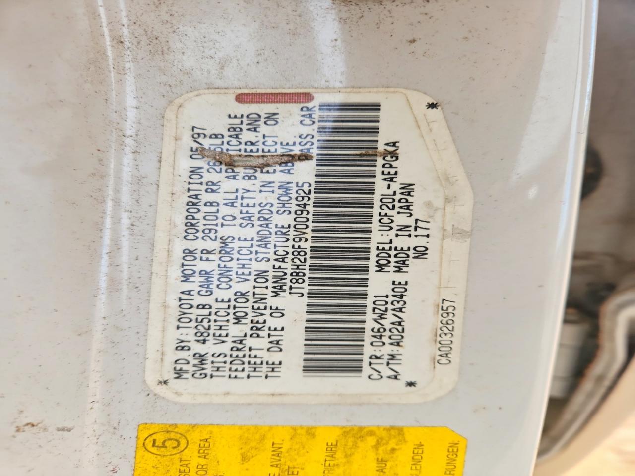 1997 Lexus Ls 400 Base