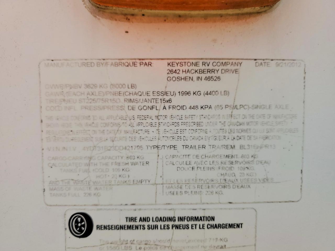 2013 Bullet 2013 Keystone Premier Camper