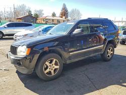 Jeep salvage cars for sale: 2006 Jeep Grand Cherokee Laredo