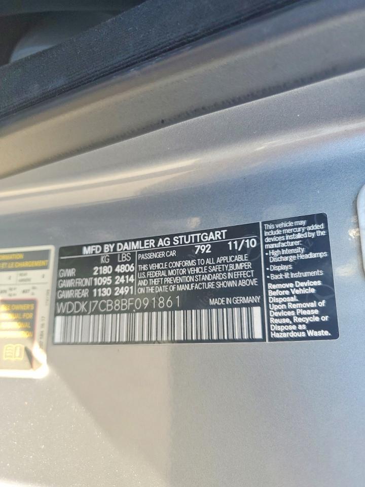 2011 Mercedes-Benz E 550