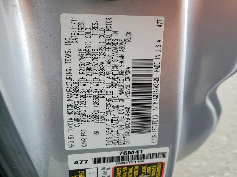 2012 Toyota Tacoma Base