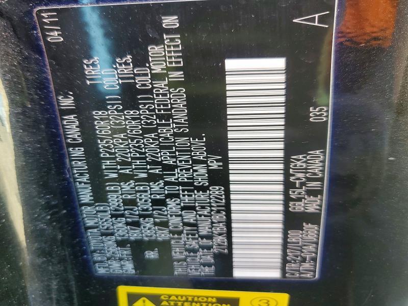 2011 Lexus Rx 350 Base