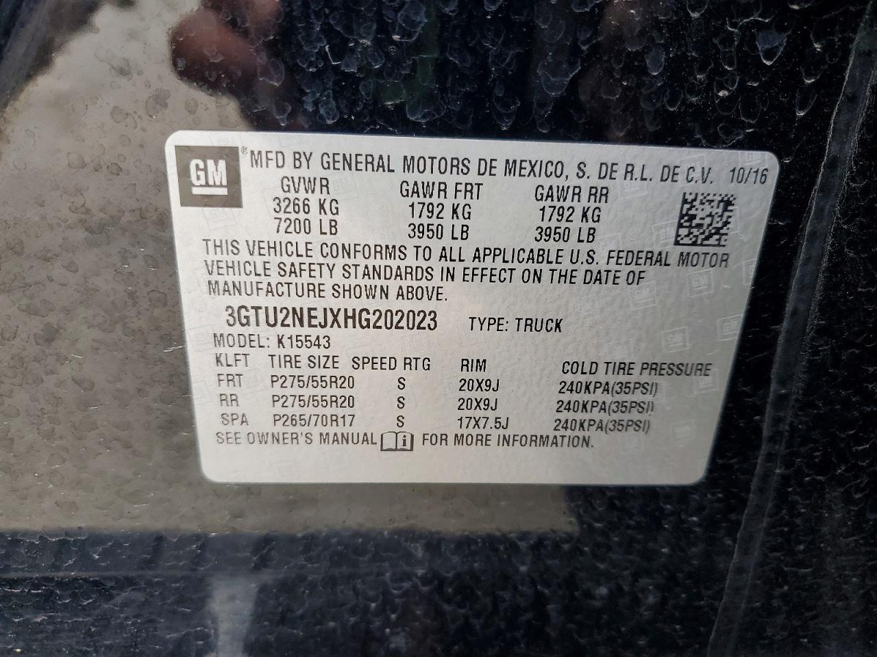 2017 GMC Sierra K1500 SLT