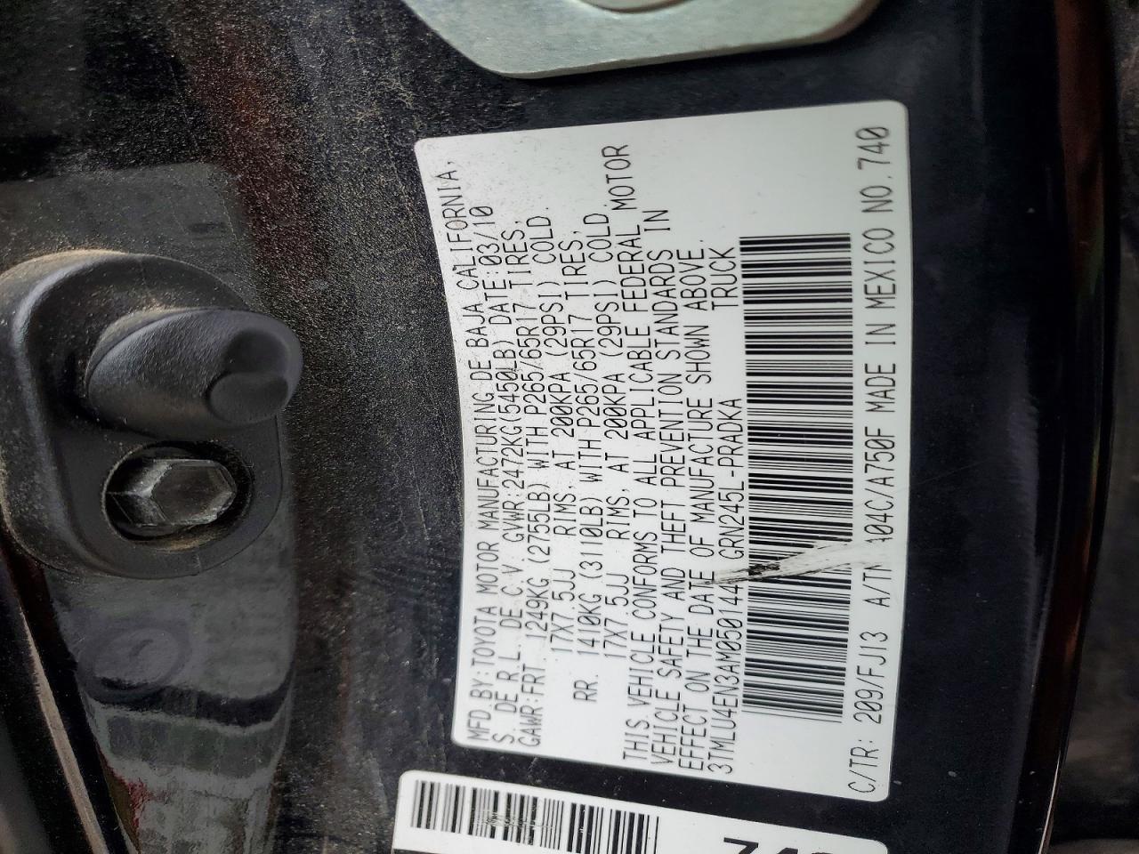 2010 Toyota Tacoma V6