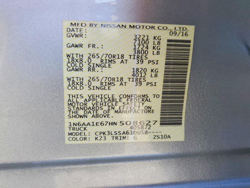 2017 Nissan Titan SV