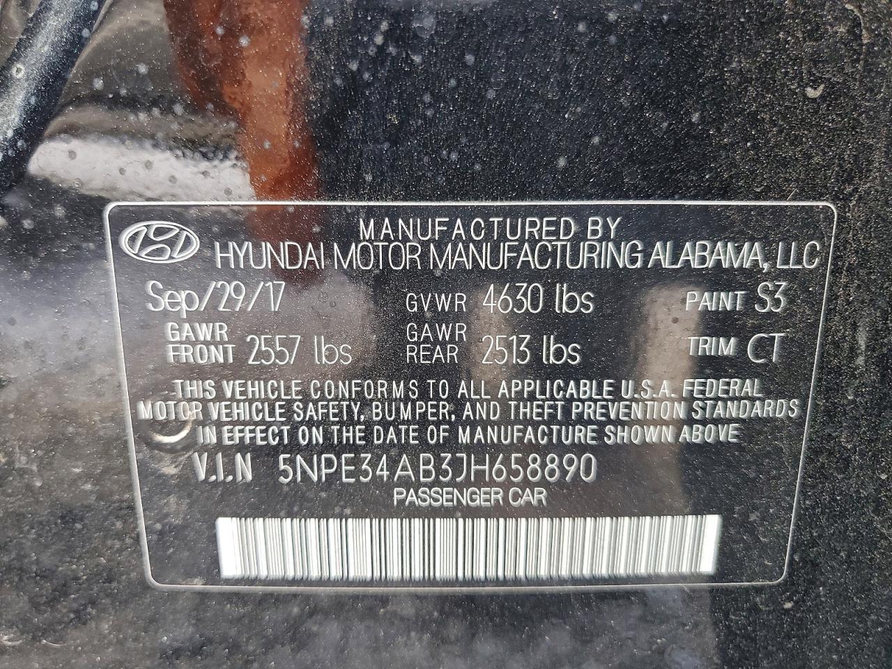 2018 Hyundai Sonata Sport 2.0t