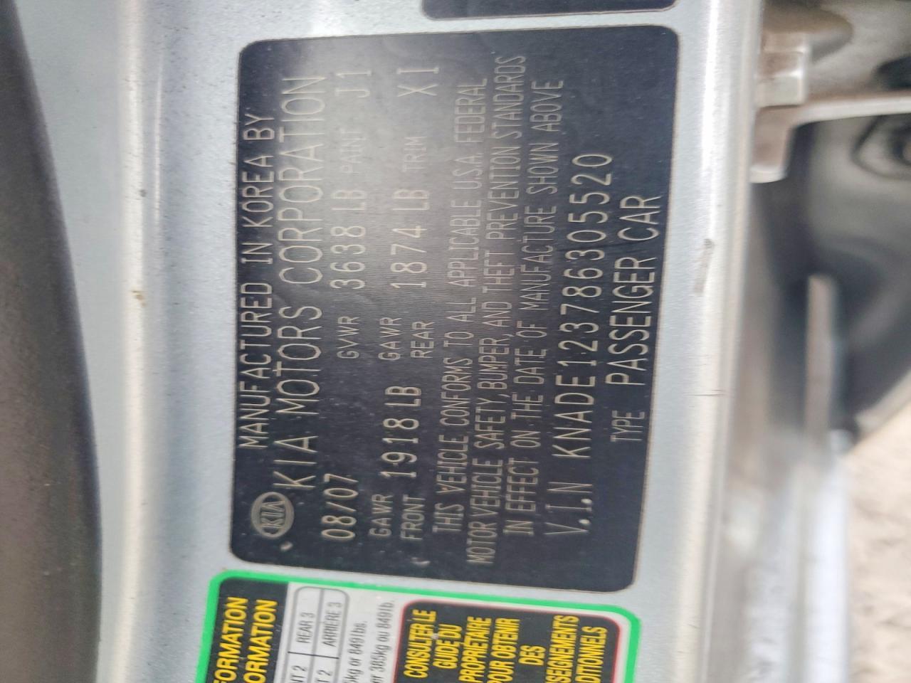 2008 KIA Rio Base