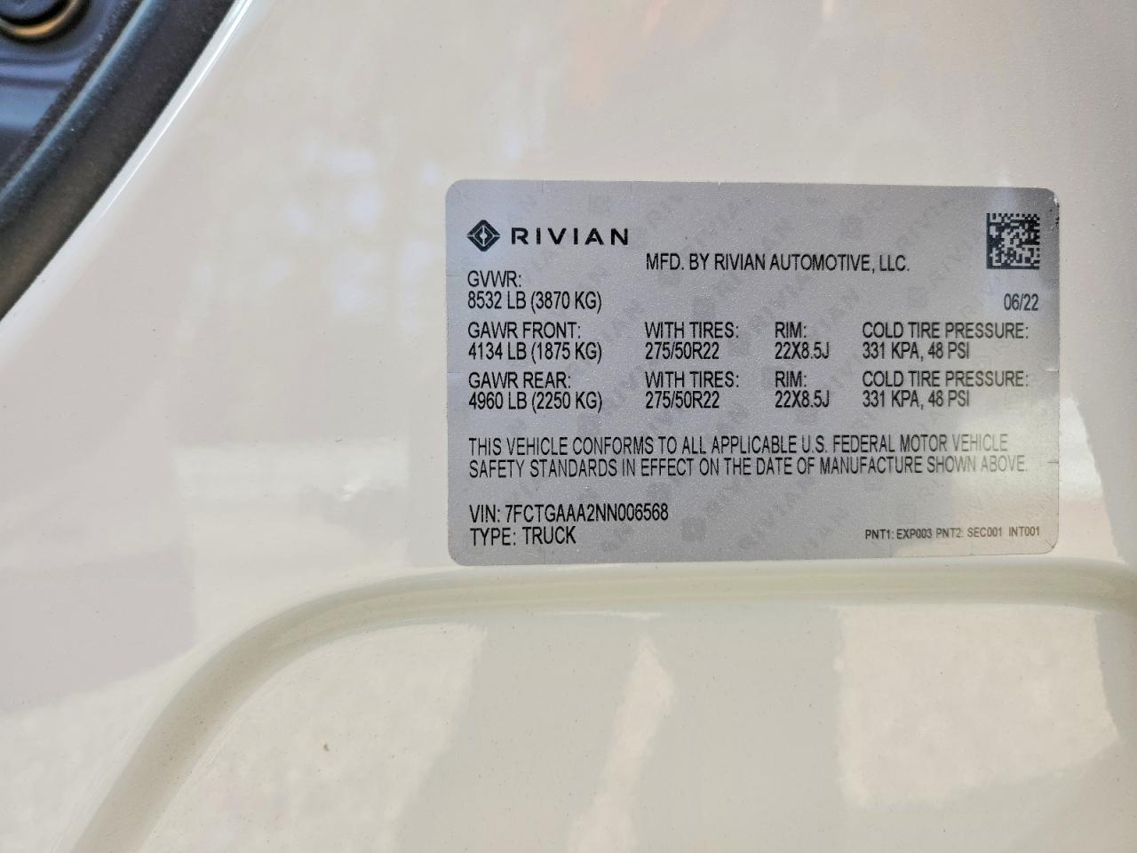 2022 Rivian R1T Adventure