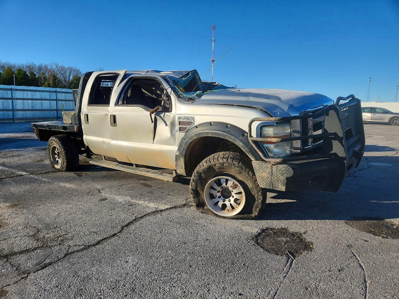 2009 Ford F250 Super Duty Flatbed Truck
