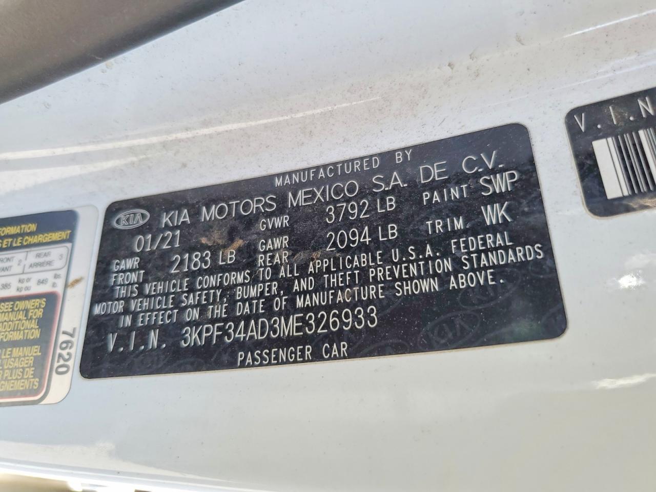 2021 KIA Forte Gt-line