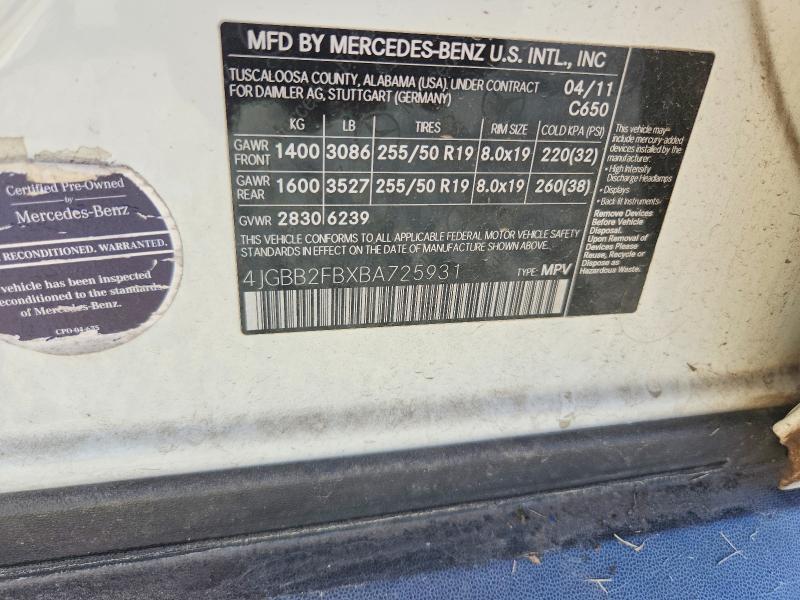 2011 Mercedes-Benz Ml 350 Bluetec