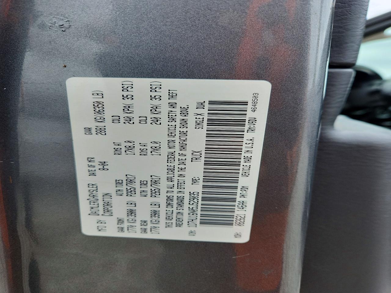 2005 Dodge RAM 1500 ST