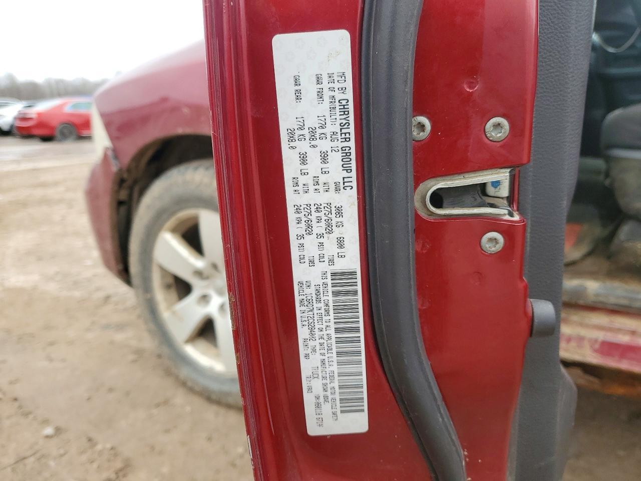 2012 Dodge RAM 1500 ST