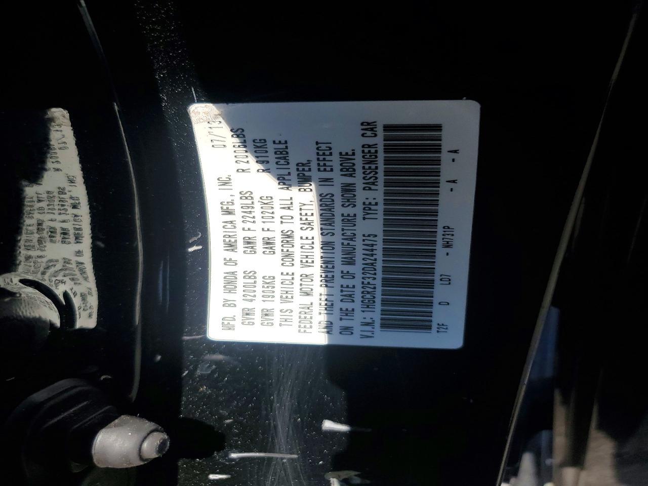 2013 Honda Accord lx