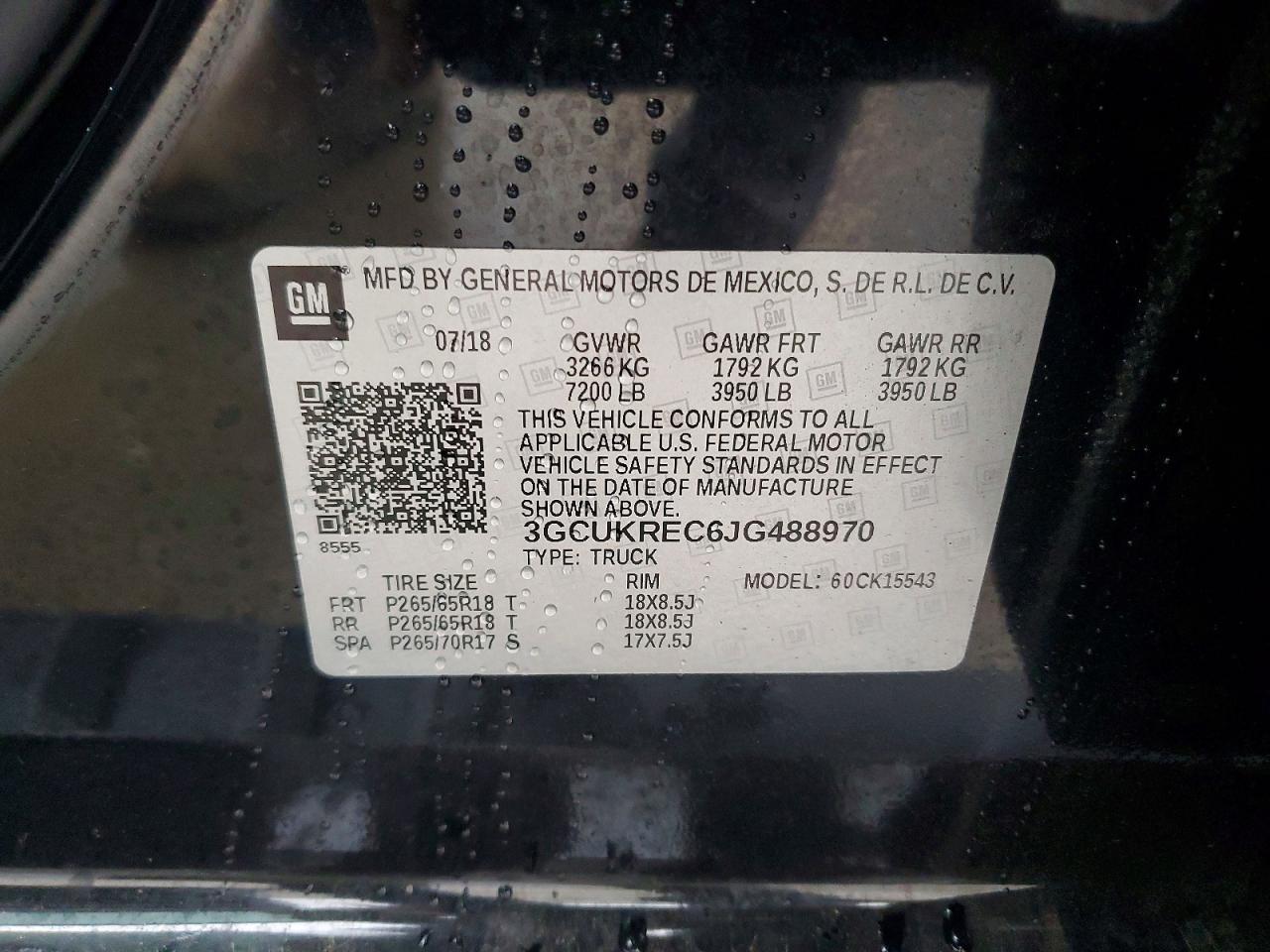 2018 Chevrolet Silverado K1500 LT