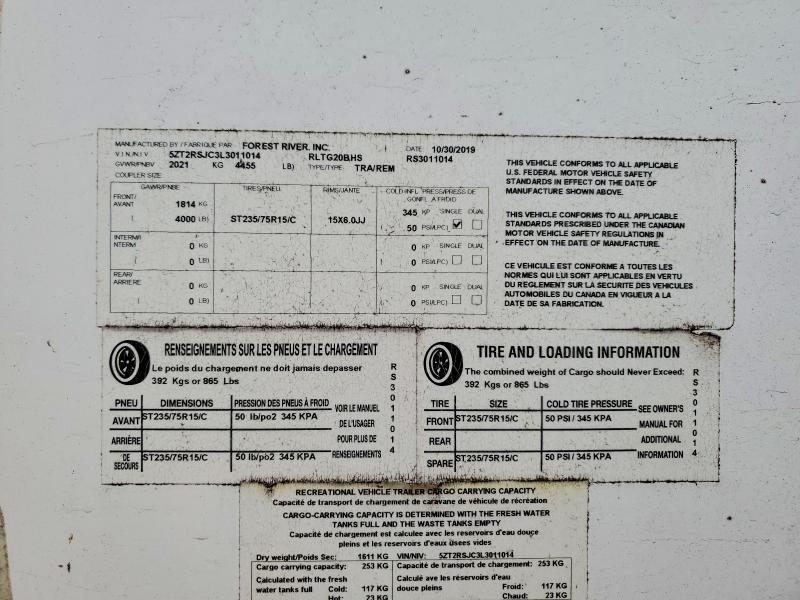 2020 Forest River Rockwood F