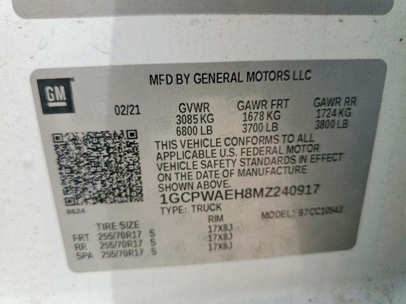 2021 Chevrolet Silverado C1500