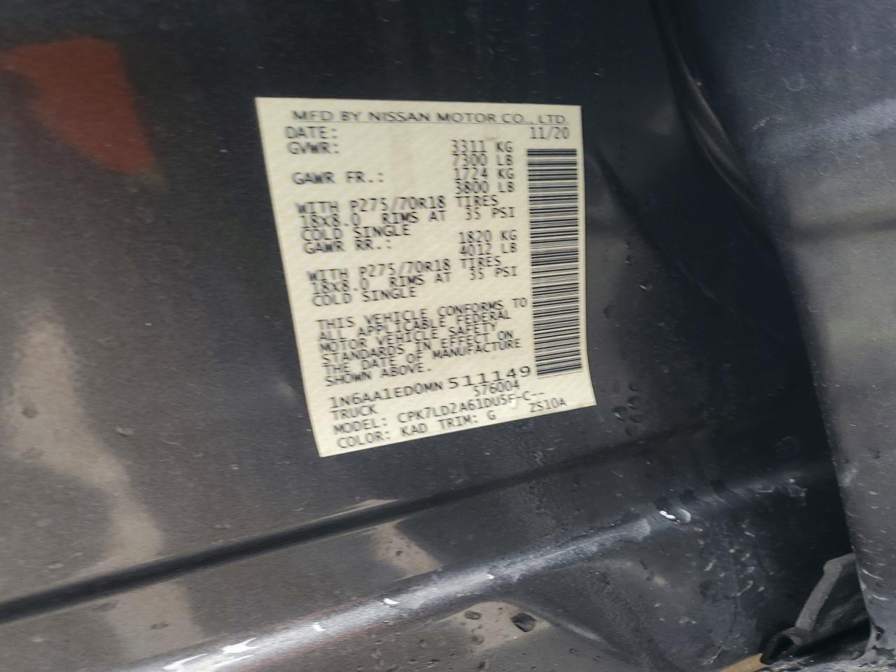 2021 Nissan Titan PRO-4X