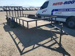 Salvage cars for sale from Copart Bakersfield, CA: 2025 Carry-On 6x16gw2brktp Utility Trailer