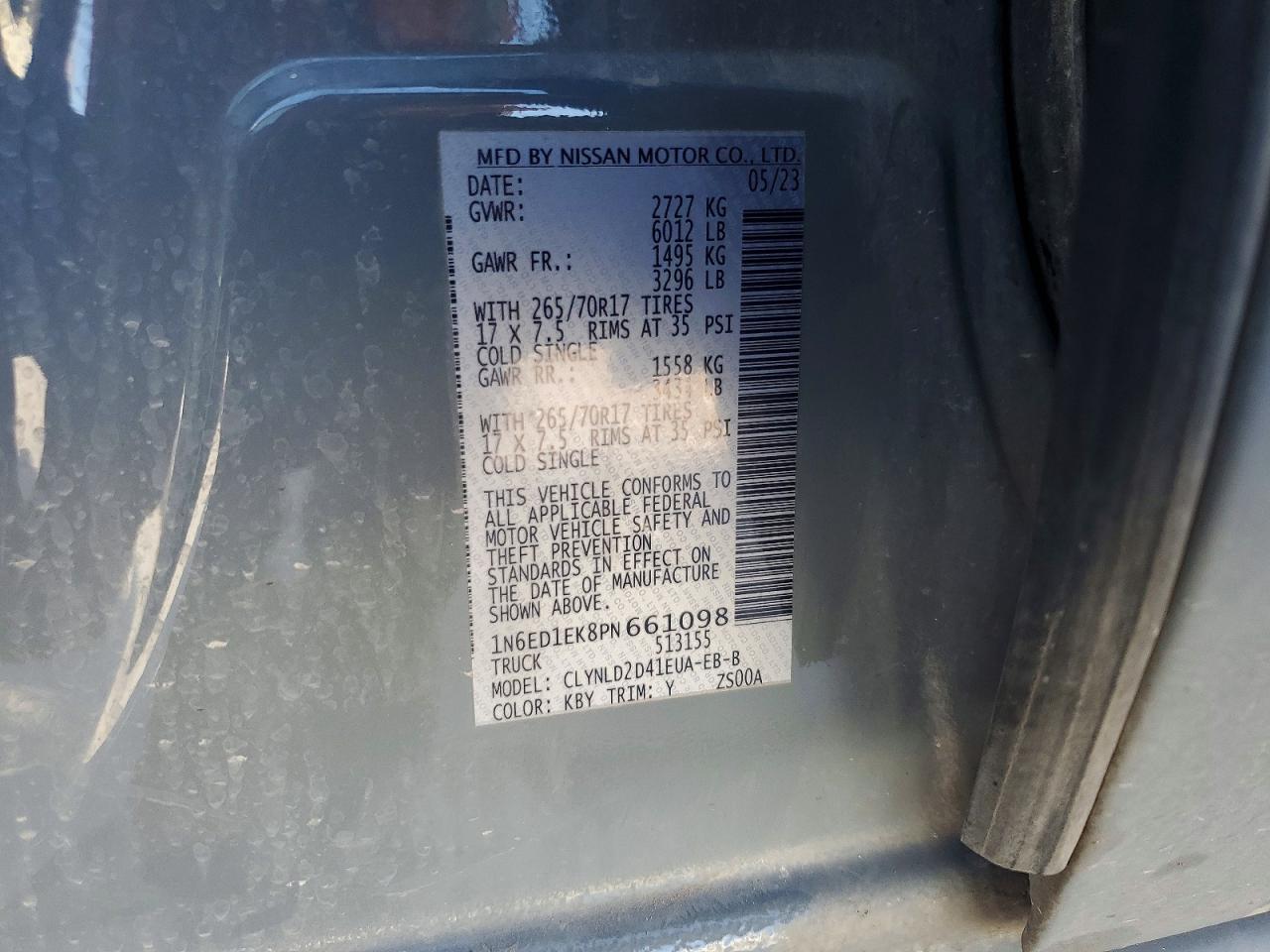 2023 Nissan Frontier PRO-4X