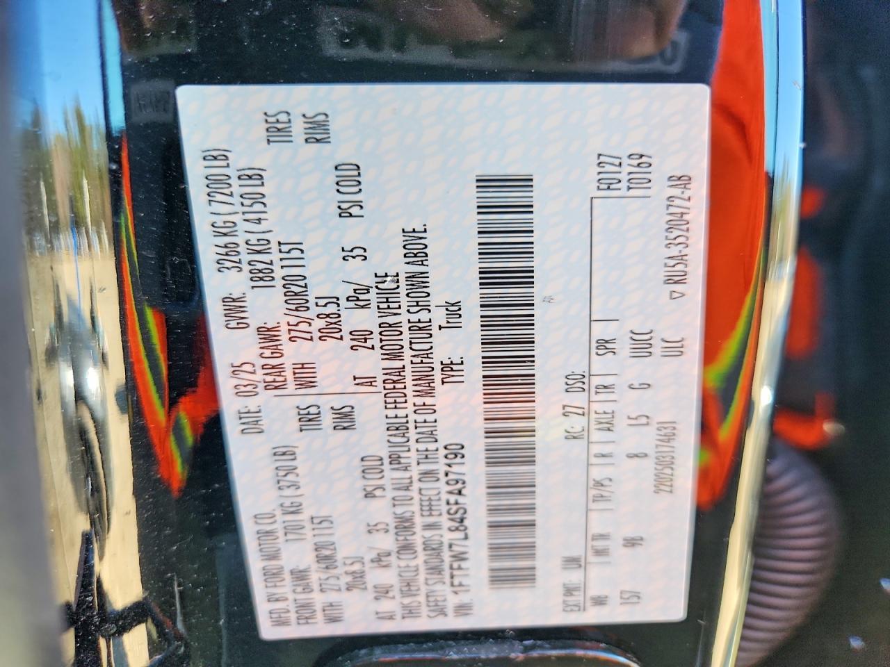 2025 Ford F150 Platinum