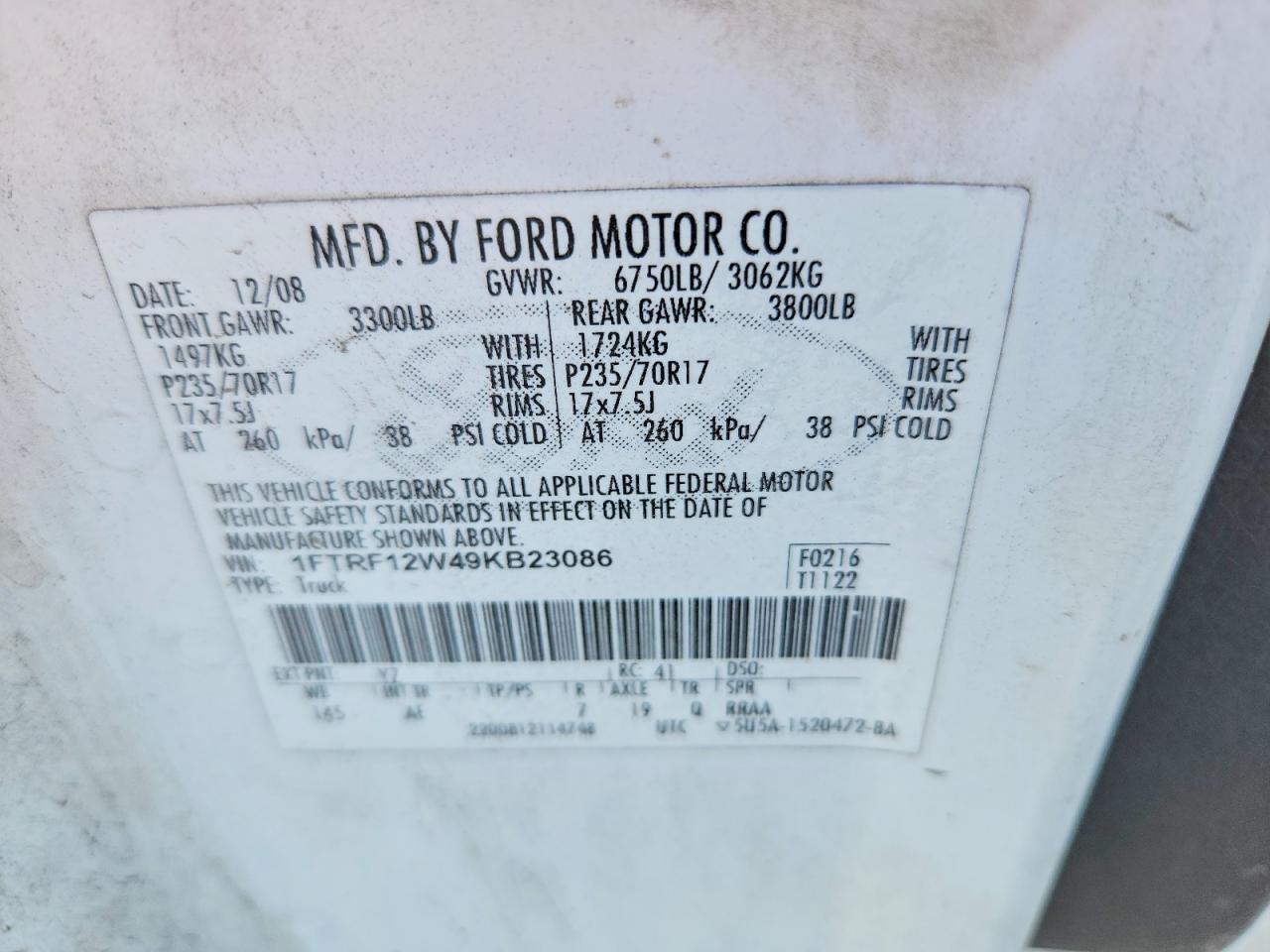 2009 Ford F150