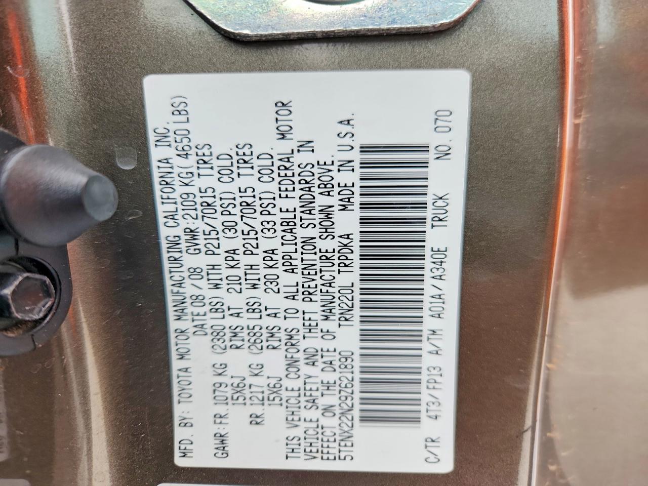 2009 Toyota Tacoma Base