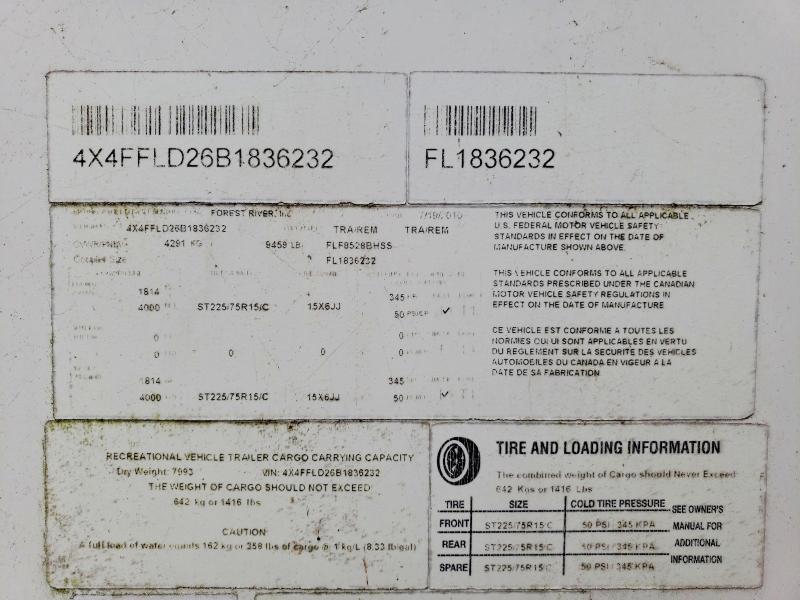 2011 Forest River Flagstaff Lite Weight Trailers