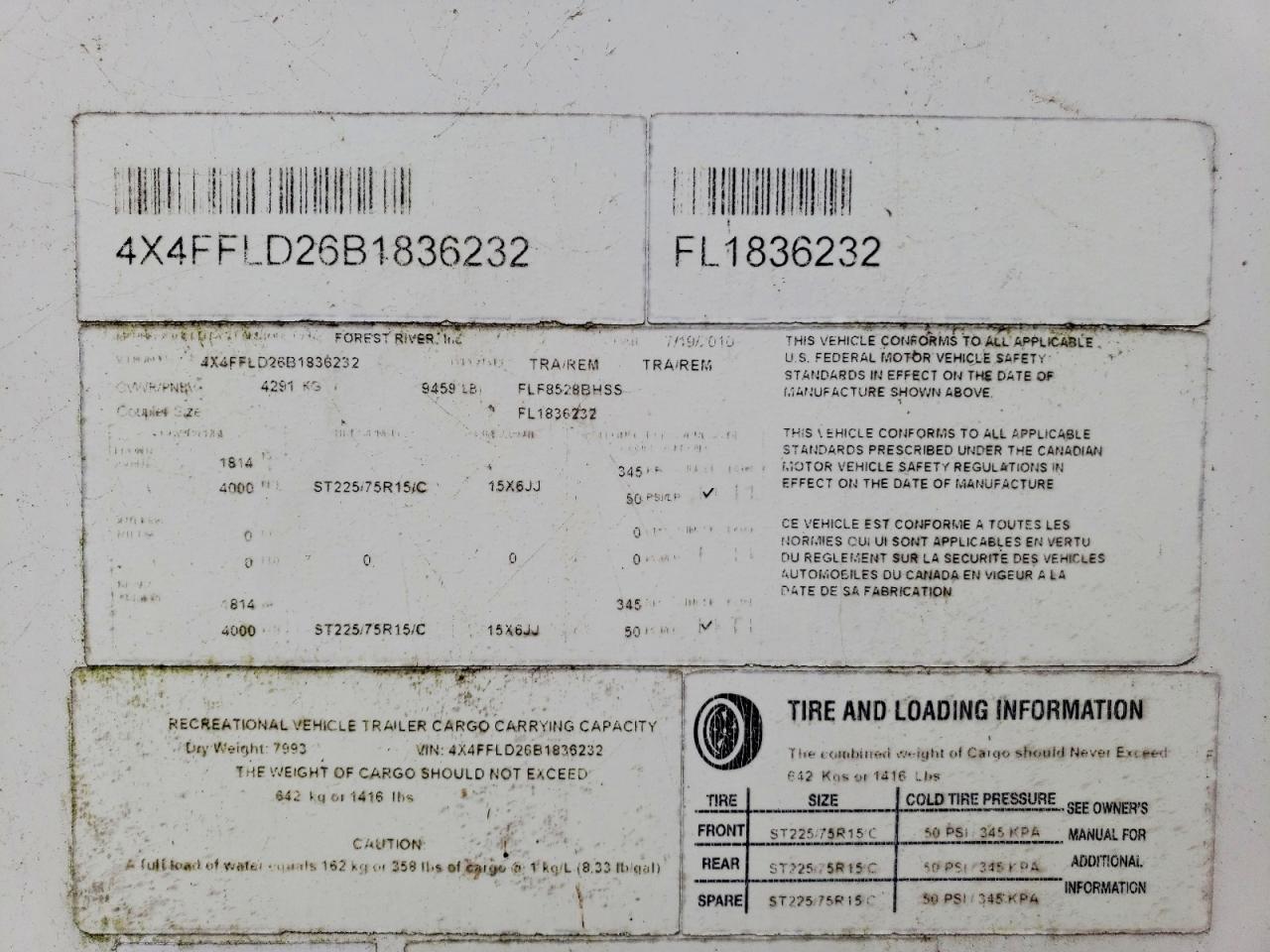 2011 Forest River Flagstaff Lite Weight Trailers