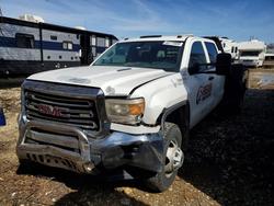 2015 GMC Sierra 3500 Flatbed Truck en venta en Wichita, KS