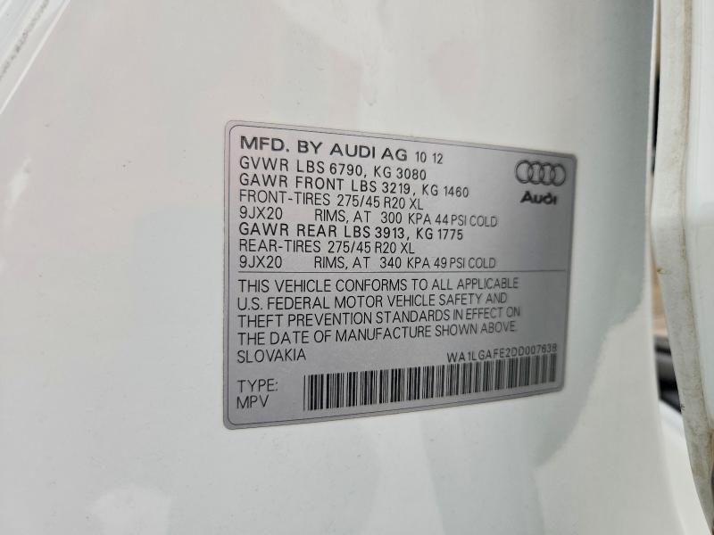 2013 Audi Q7 Premium Plus